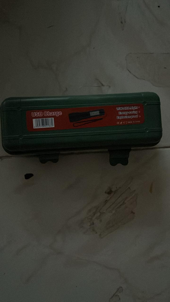 Rechargeable Flashlight With Dual Lights And Emergency Light | Powerful LED Torch With Adjustable Brightness | Ideal For Home, Camping, And Emergency Use